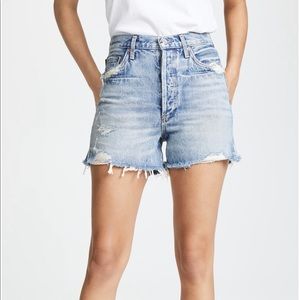 AGOLDE dee shorts in ricochet